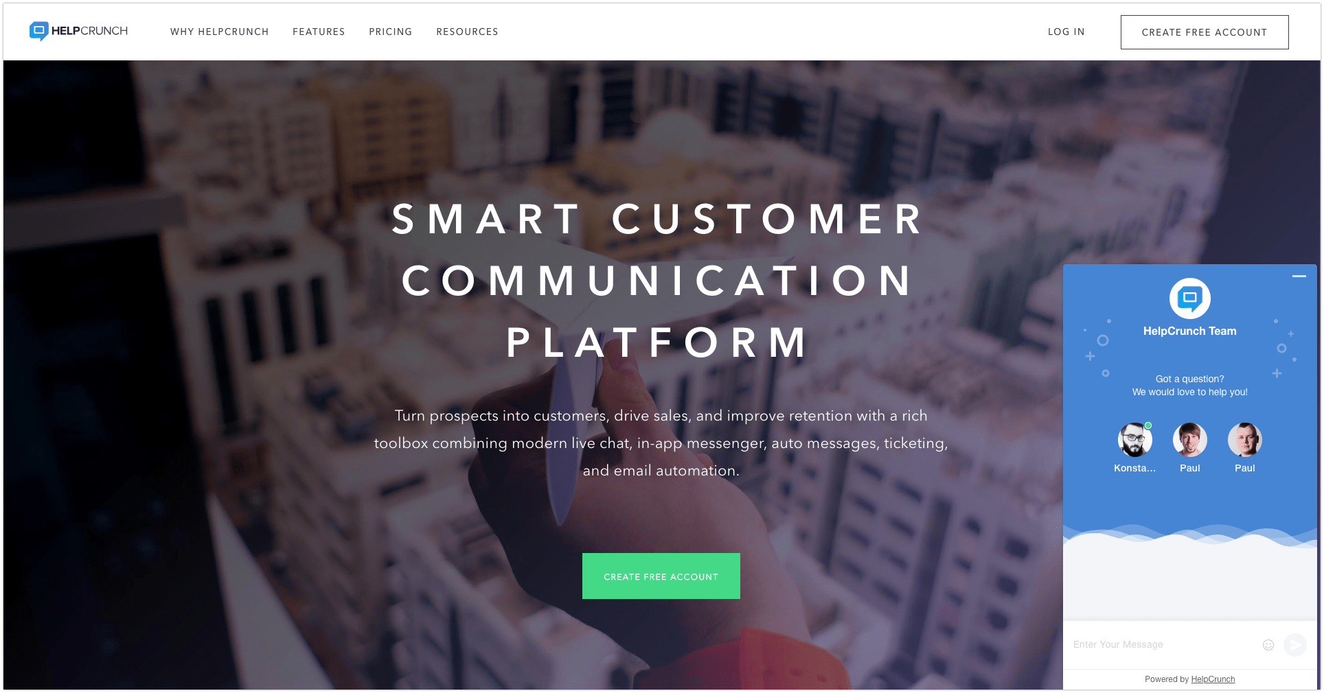 HelpCrunch - most similar Intercom alternative