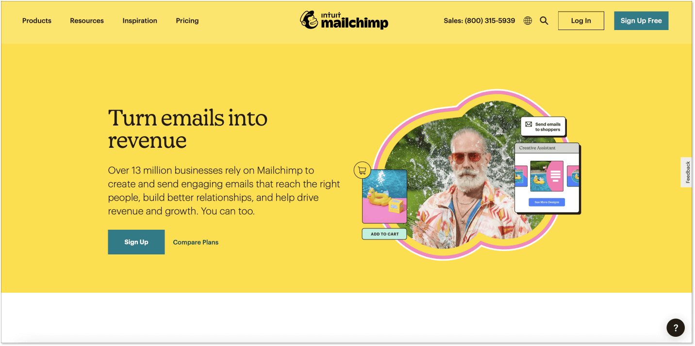 MailChimp-homepage