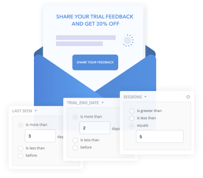 Targeted email messages - HelpCrunch blog