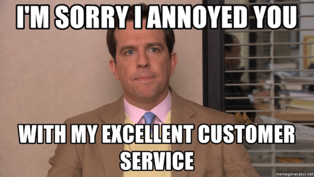 dissatisfied customer meme