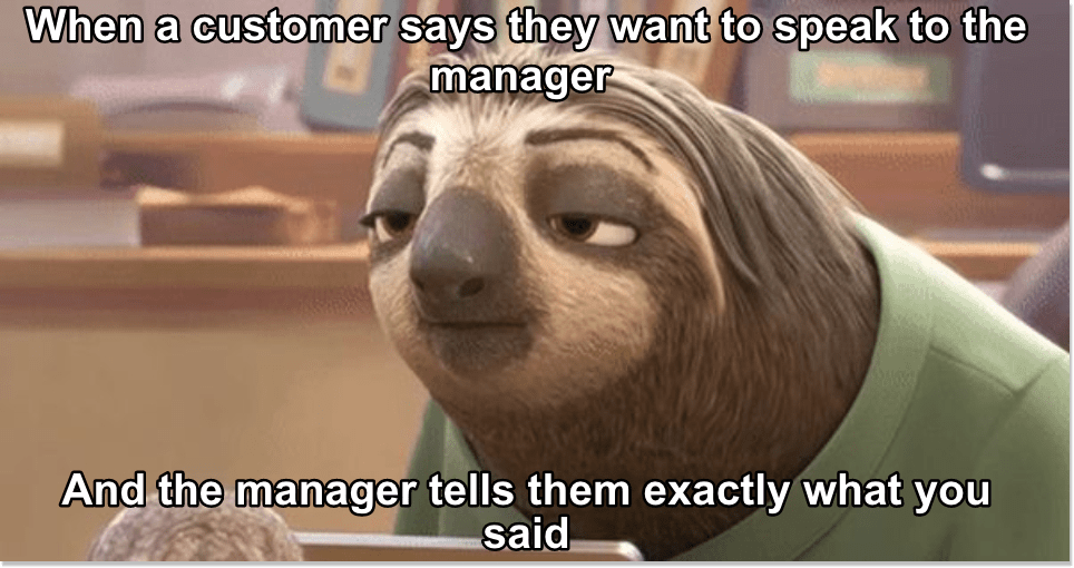 customer service meme by HelpCrunch