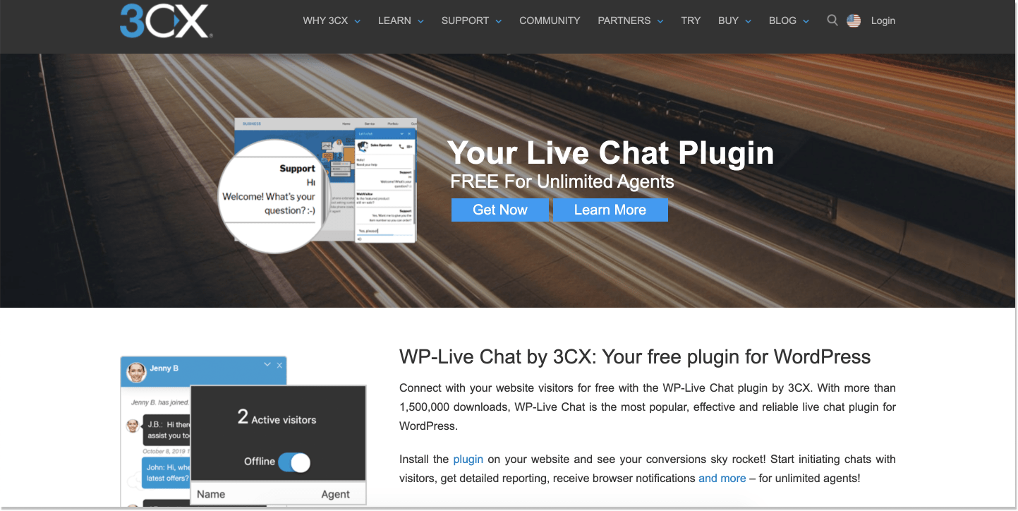 Collect chat wordpress