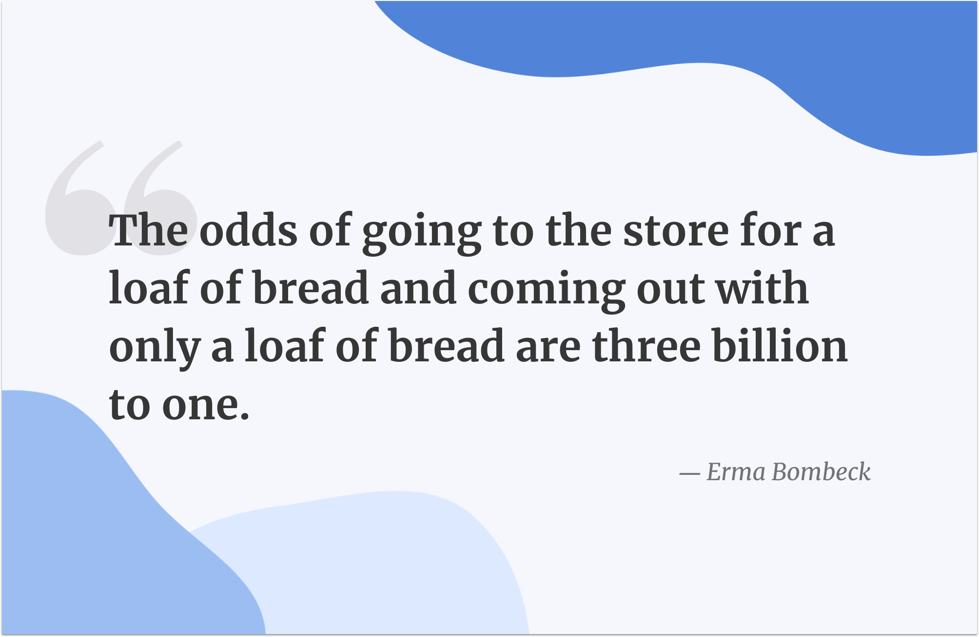 Black Friday quote by Erma Bombeck