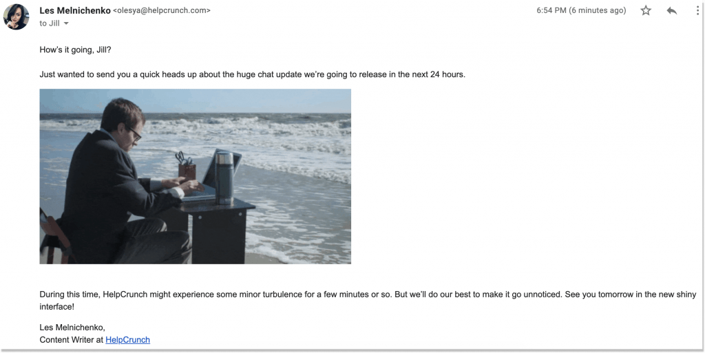 inbox-heads-up-email HelpCrunch