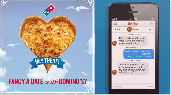 dominos vday campaign