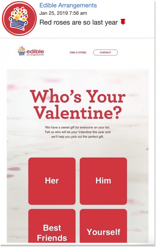 edible arrangements v-day email