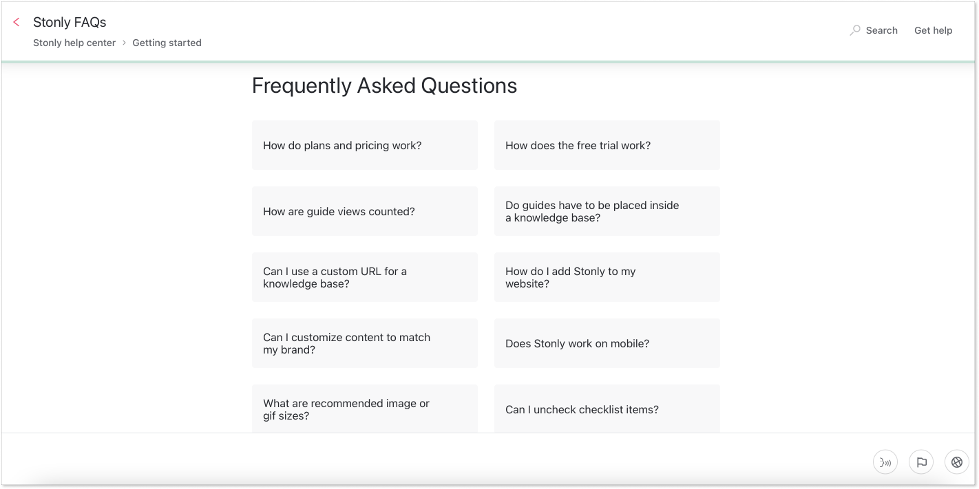 Stonly FAQs _ Stonly help center