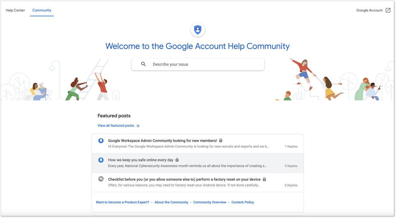 Google Help Community