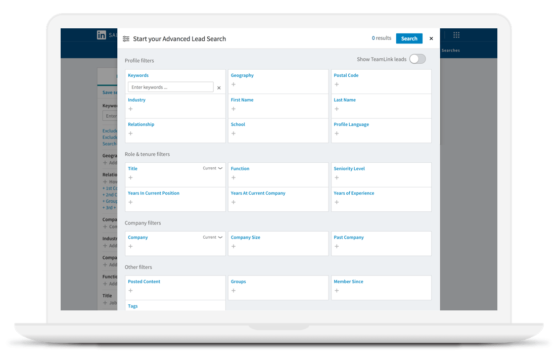 Linkedin sales navigator