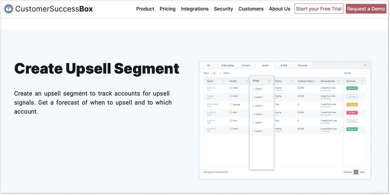 CS Tool CustomerSuccess Box