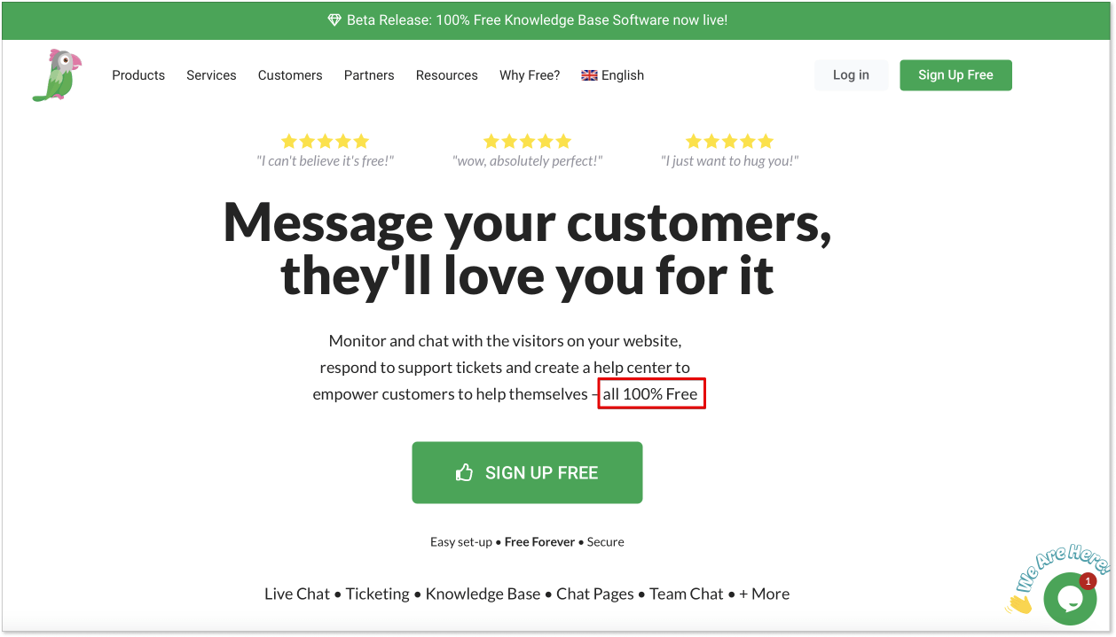 tawk.to pricing plans