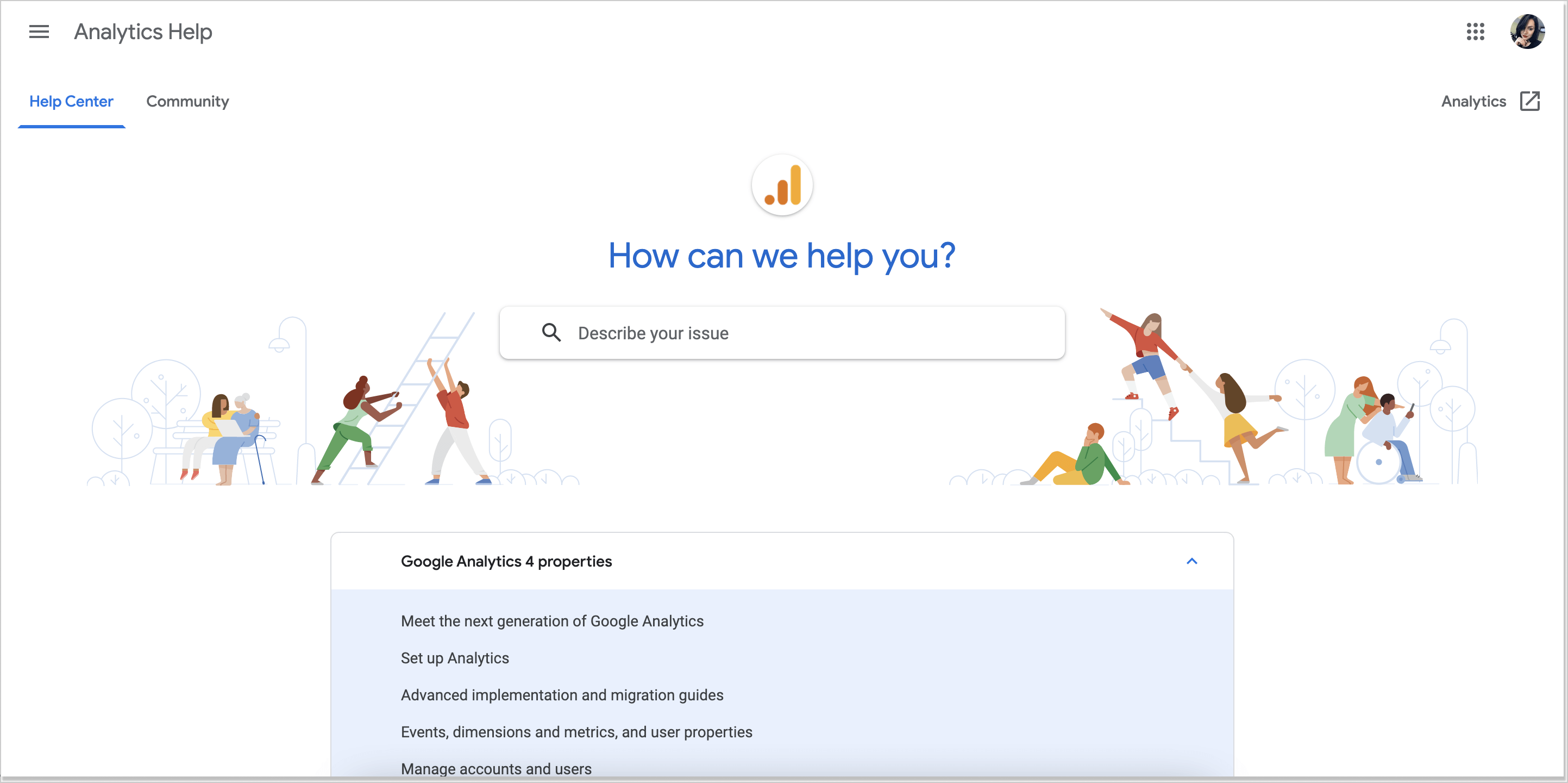 Google Analytics knowledge base