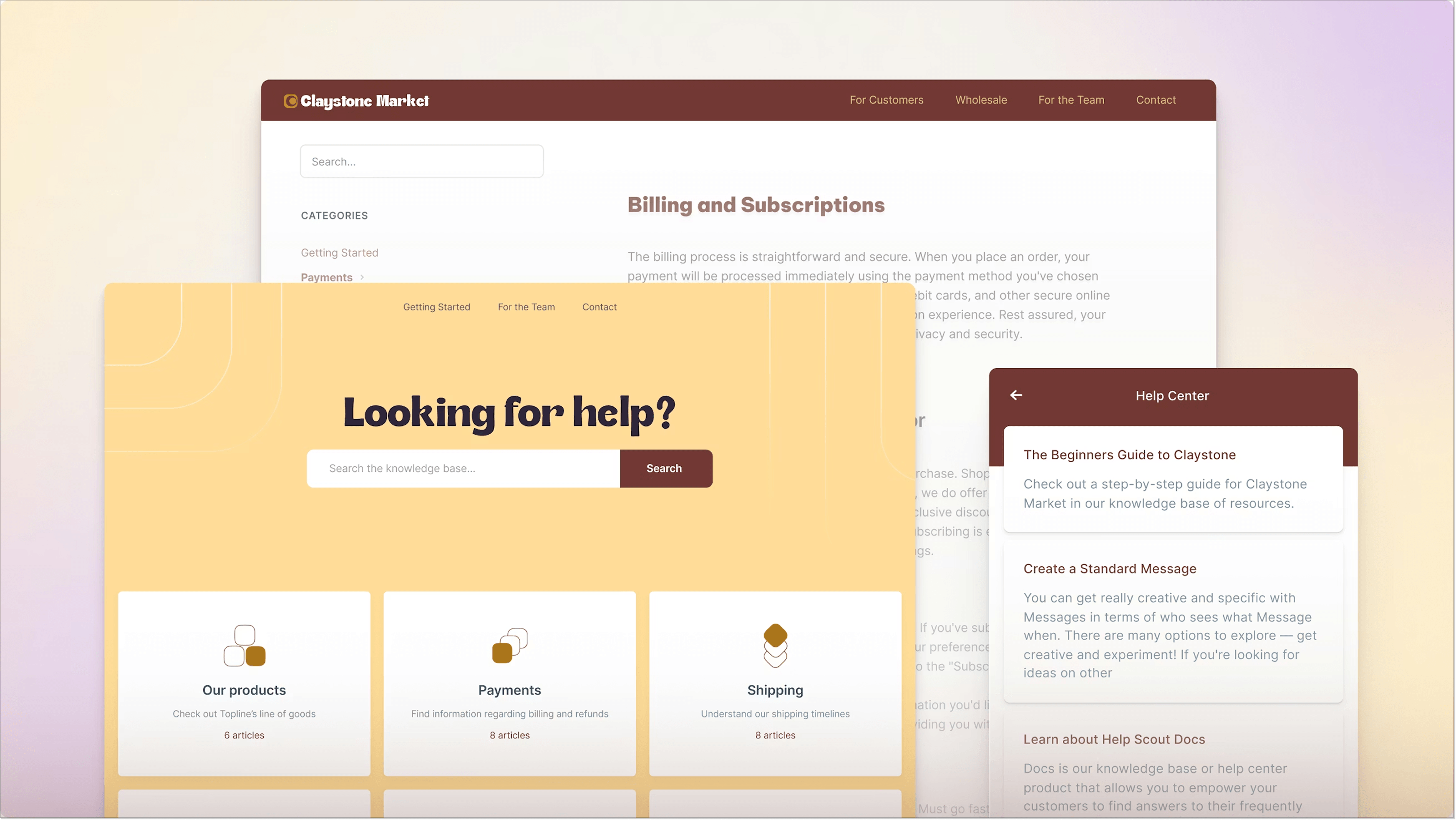 Help Scout's Docs knowledge base 