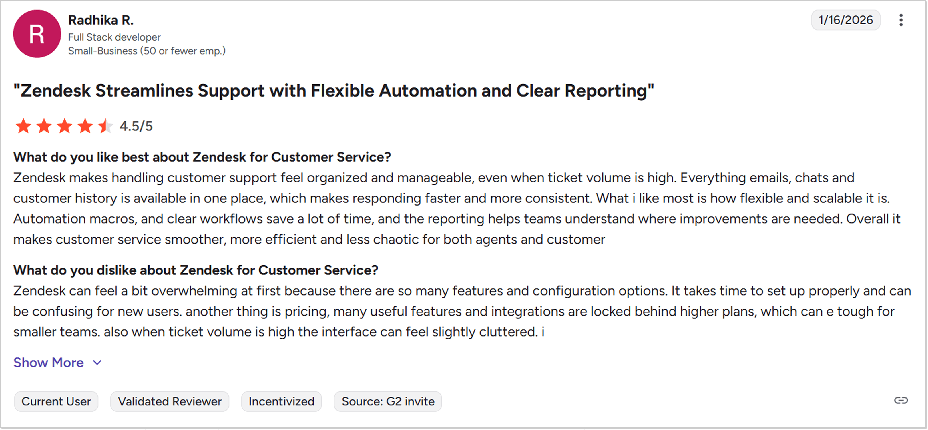 Zendesk review
