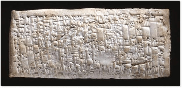 The Old Babylonian-era tablet is held in the British Museum in London
