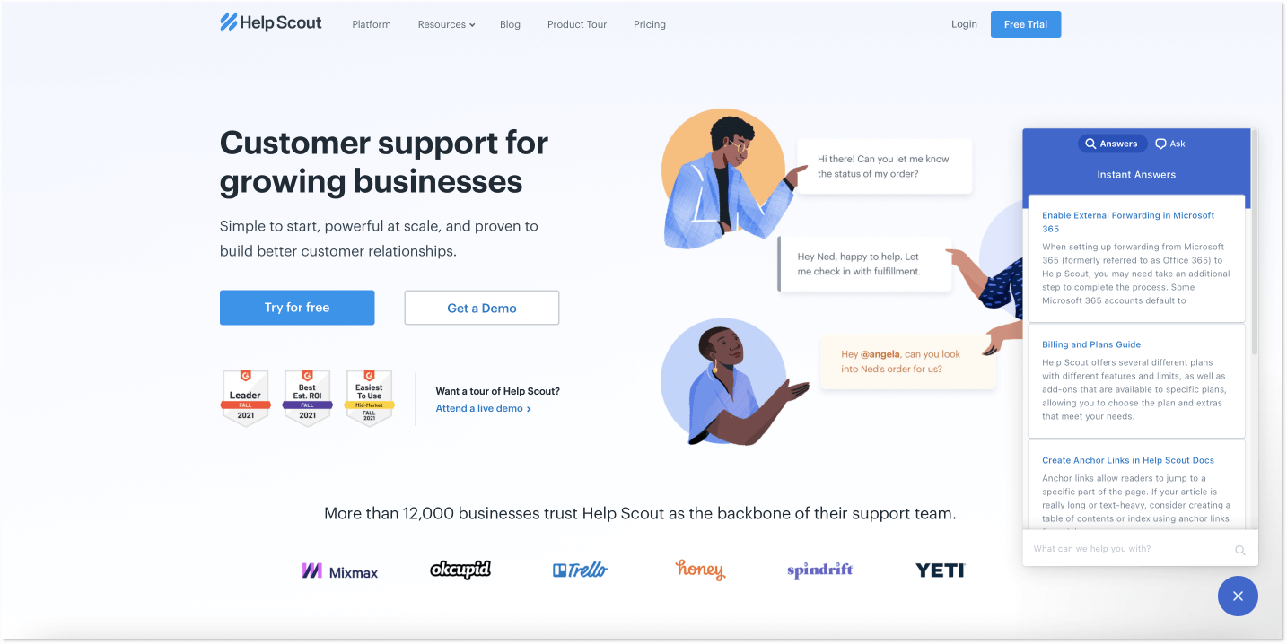 Help-Scout-homepage