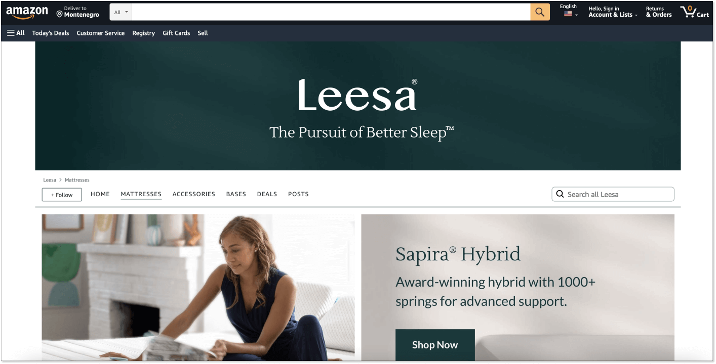 Leesa-Amazon