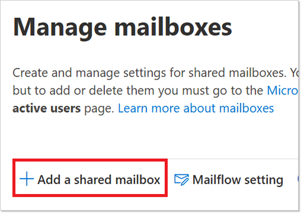 How to create a shared mailbox in Microsoft 365