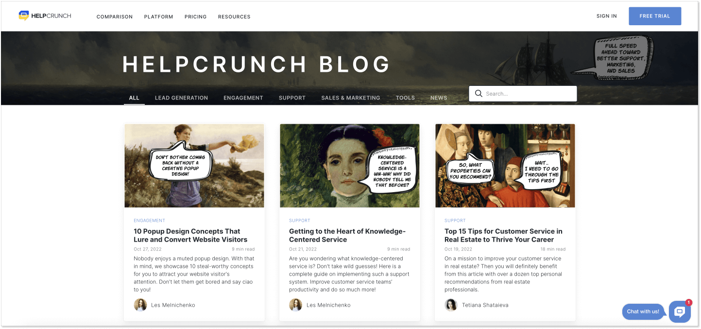 HelpCrunch blog