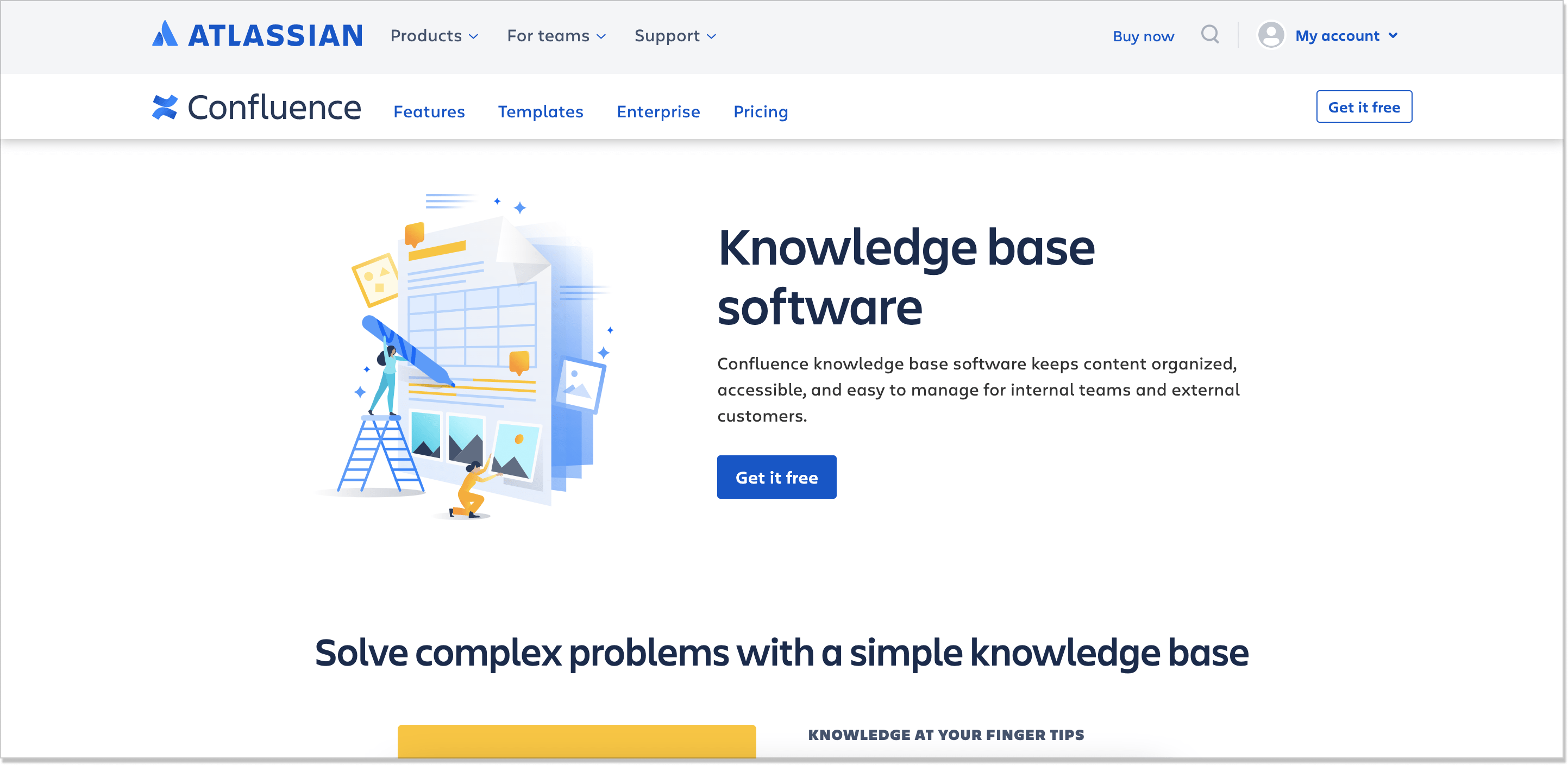 Atlassian SaaS knowledge base