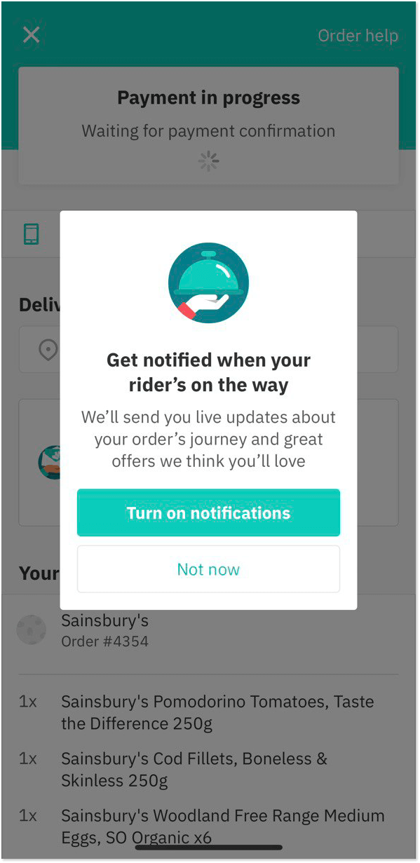 Deliveroo-app-mobile-popup