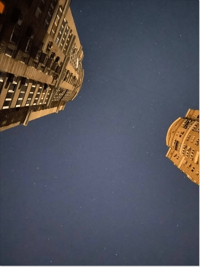 зоряне небо Києва під час блекаута