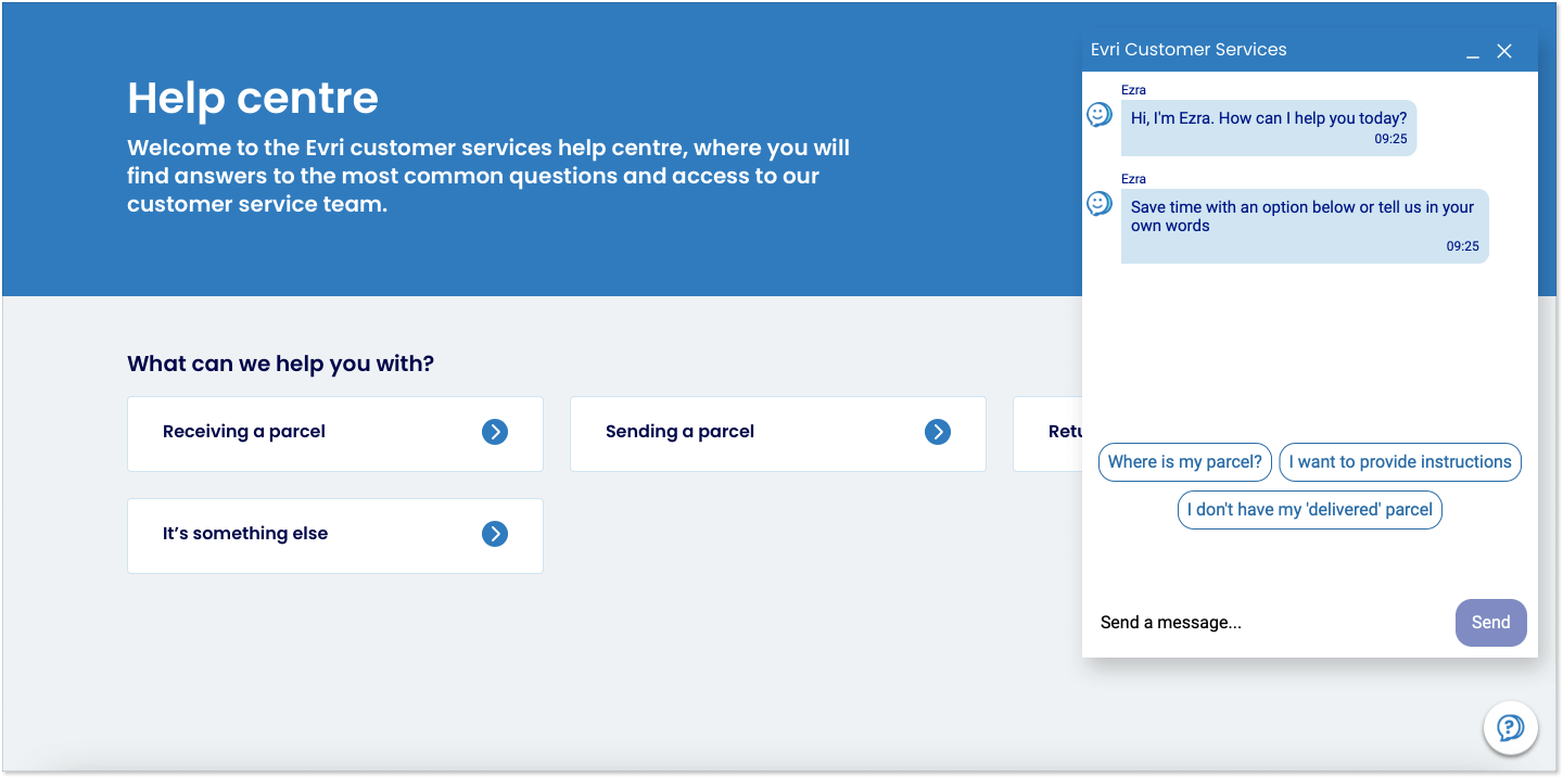 Evri chatbot