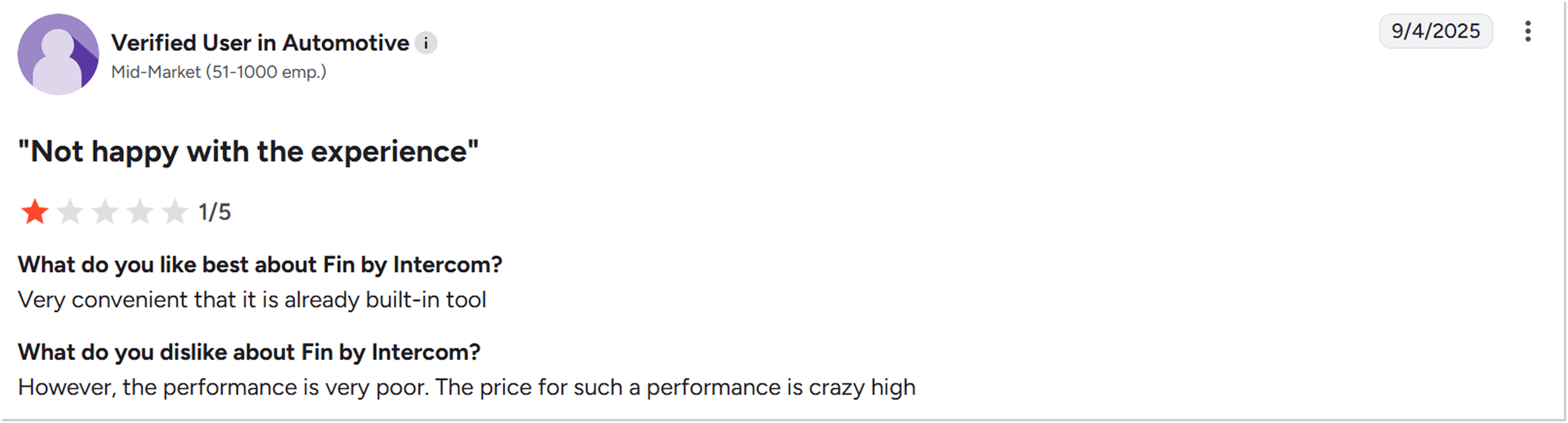 Intercom customer review