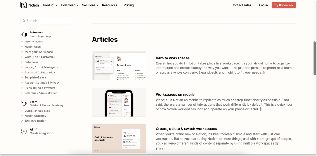 notion knowledge base