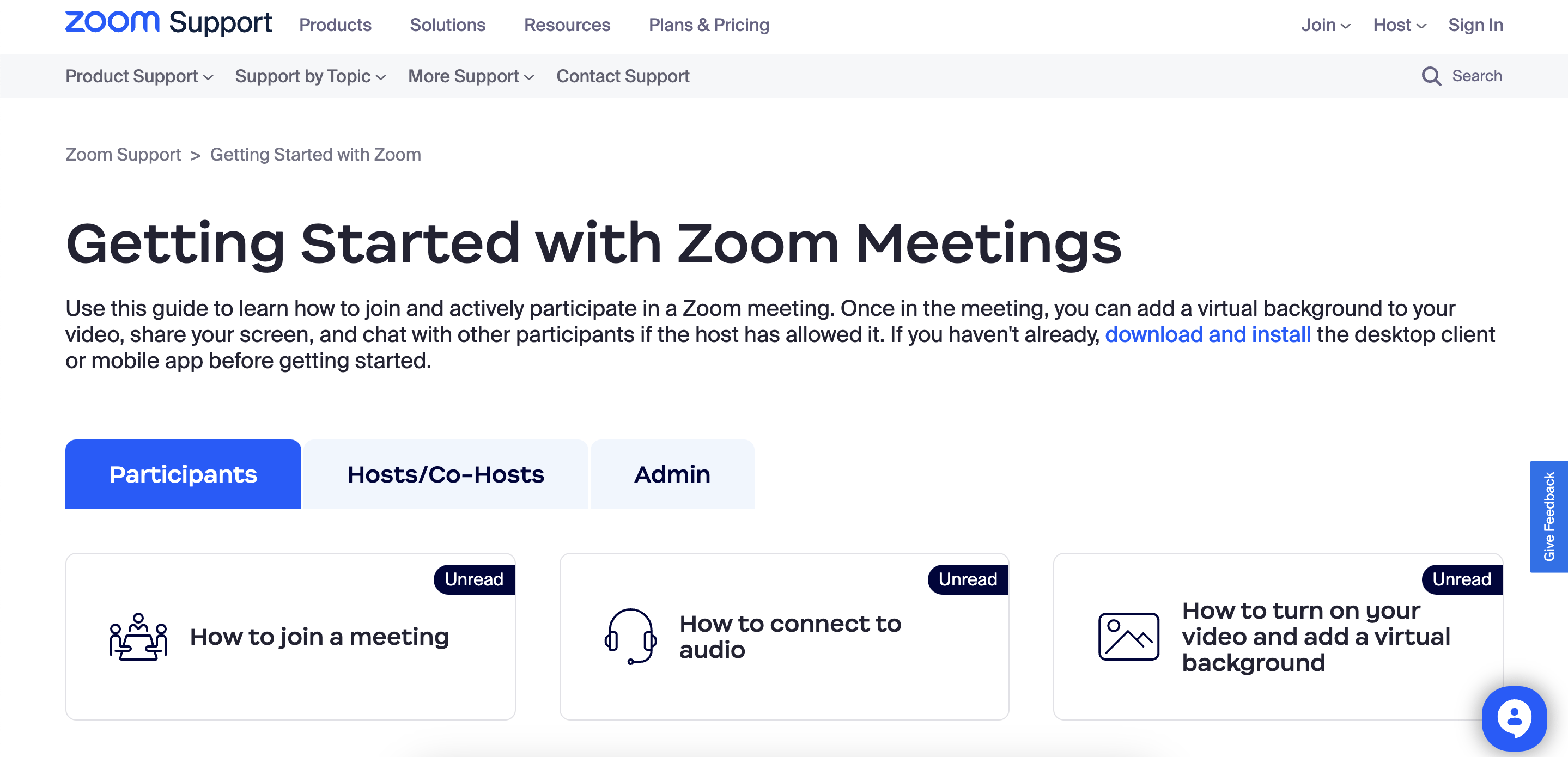 Zoom self-service portal example_2