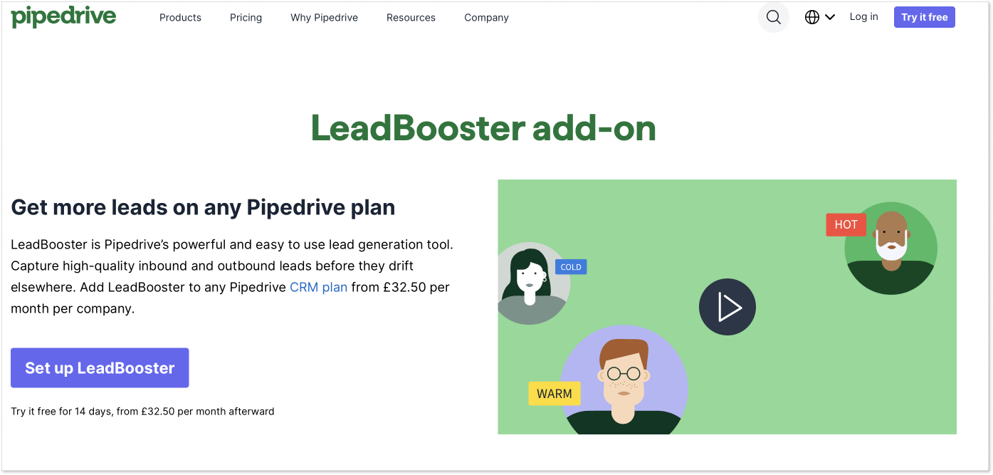 Pipedrive leadbooster