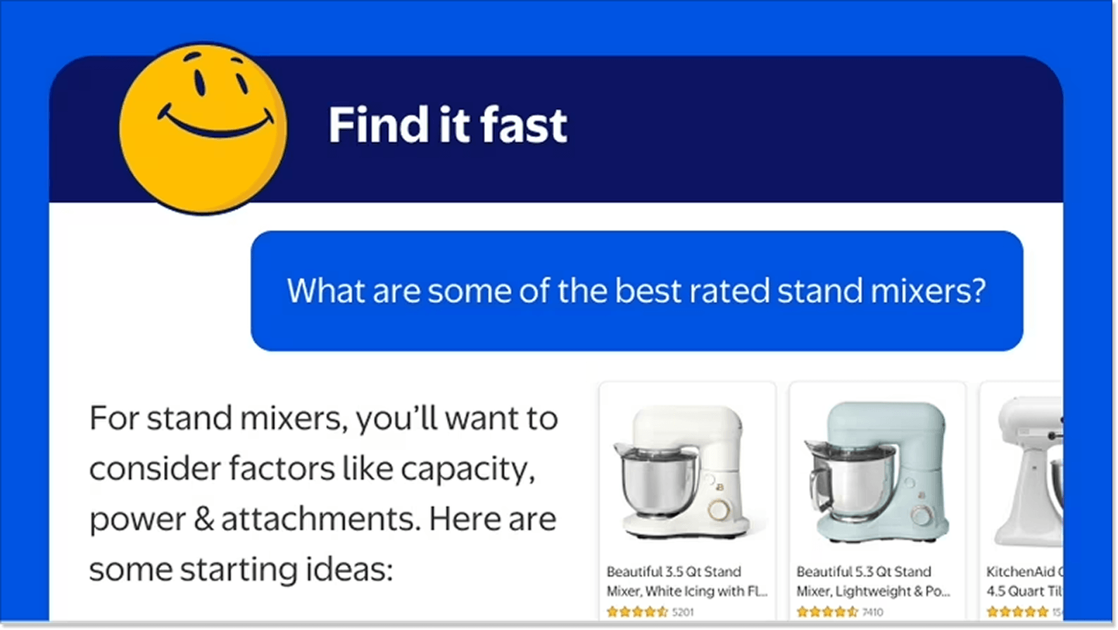 An e-commerce product recommendation flow example from Walmart