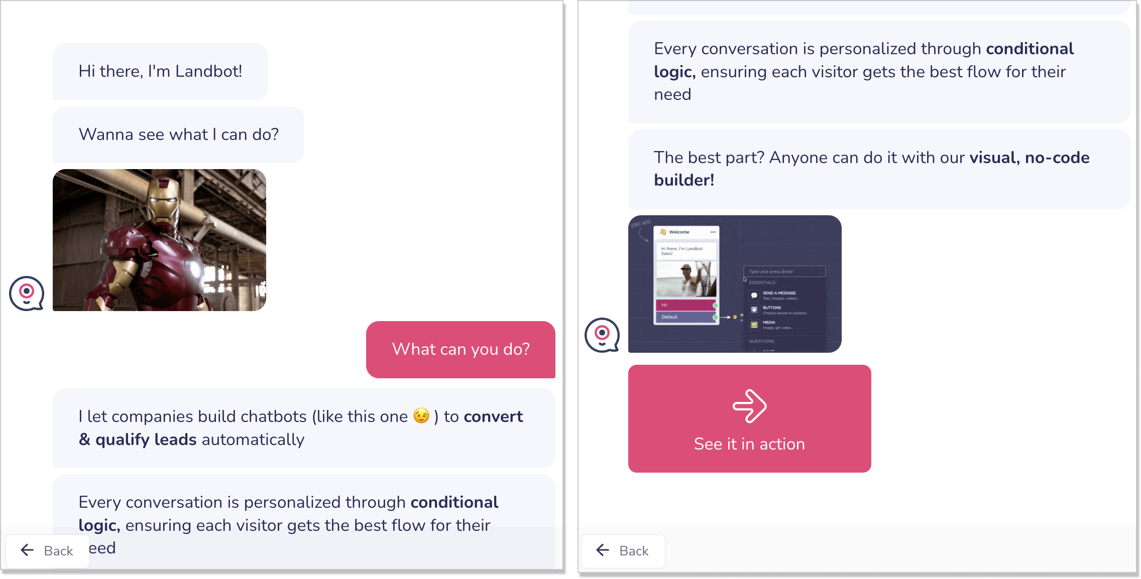 landbot chatbot