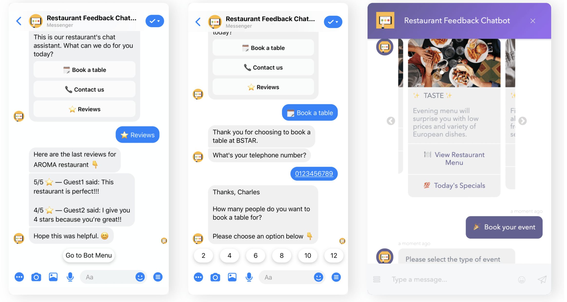 feedback chatbot