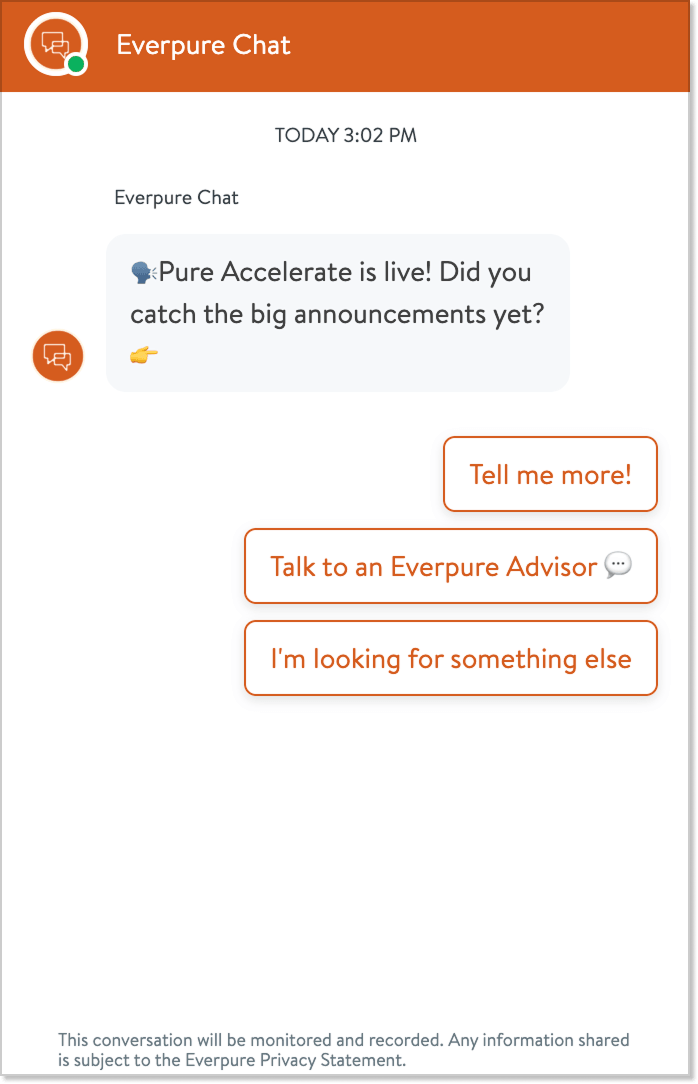Drift chat example
