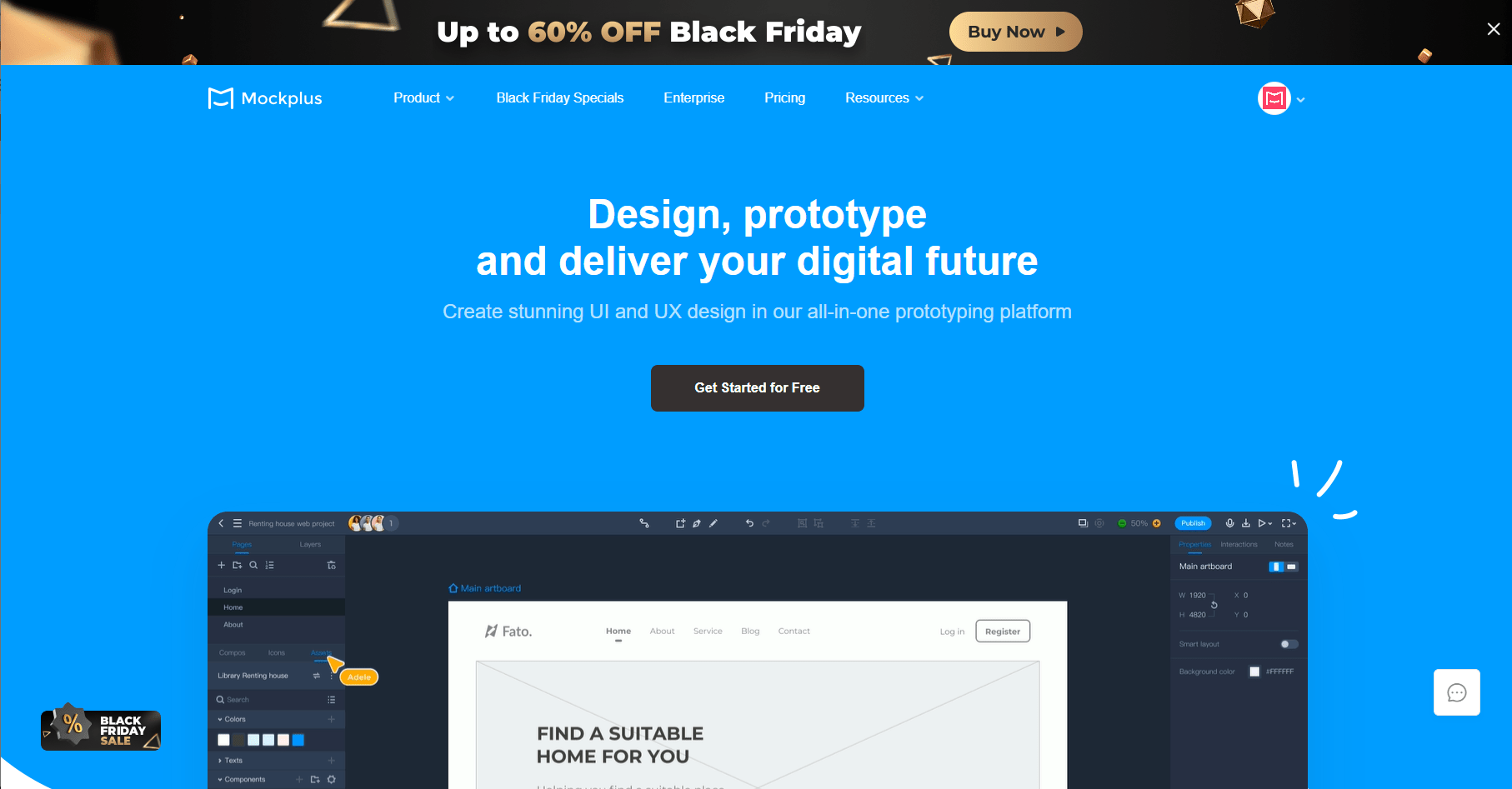 Pixpa Black Friday deal banner