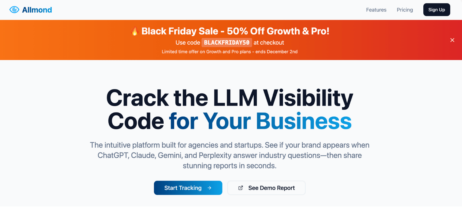 Знижка на Чорну пʼятницю 2025 від Allmond