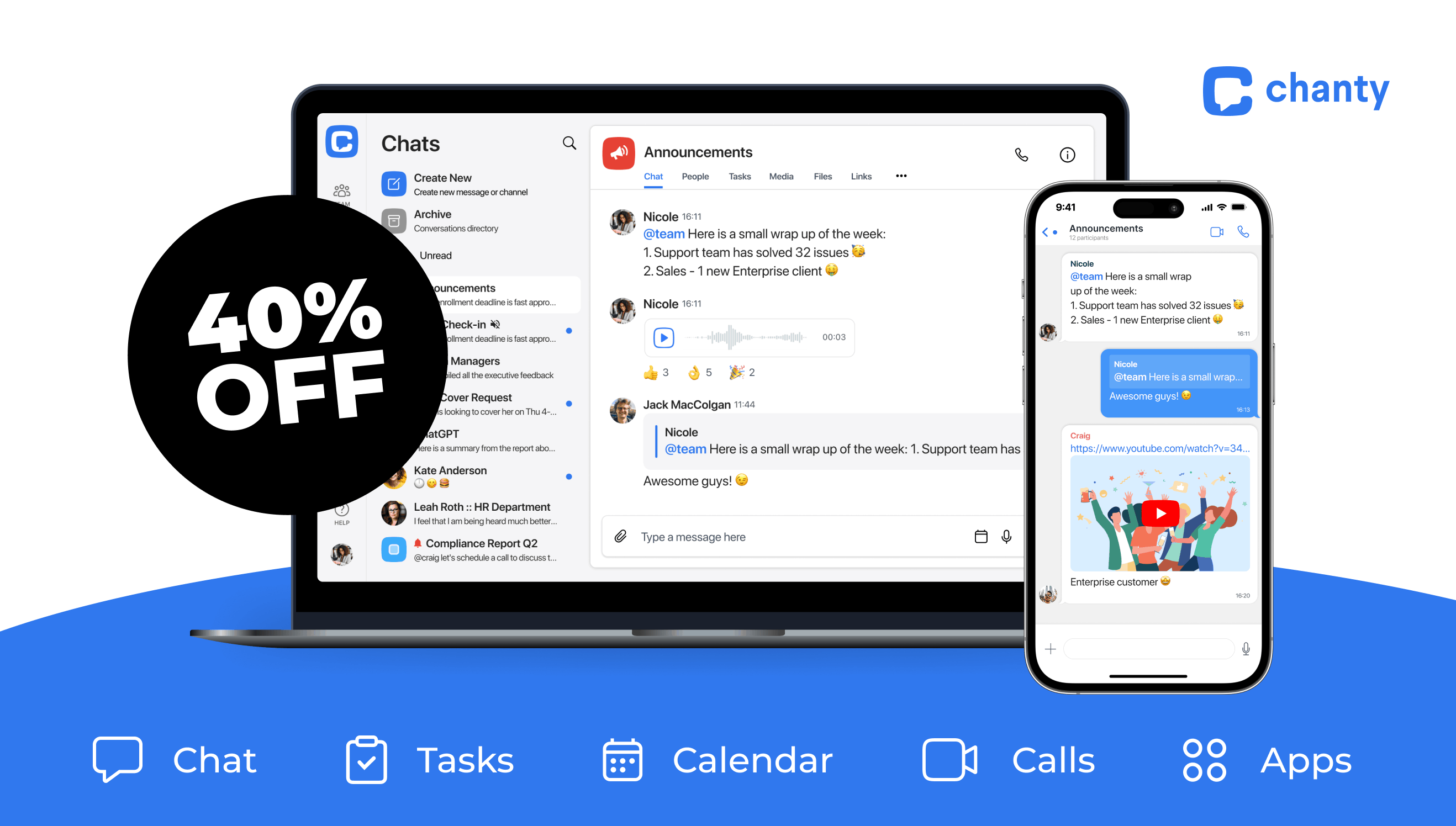 Chanty black friday deal 2025 banner