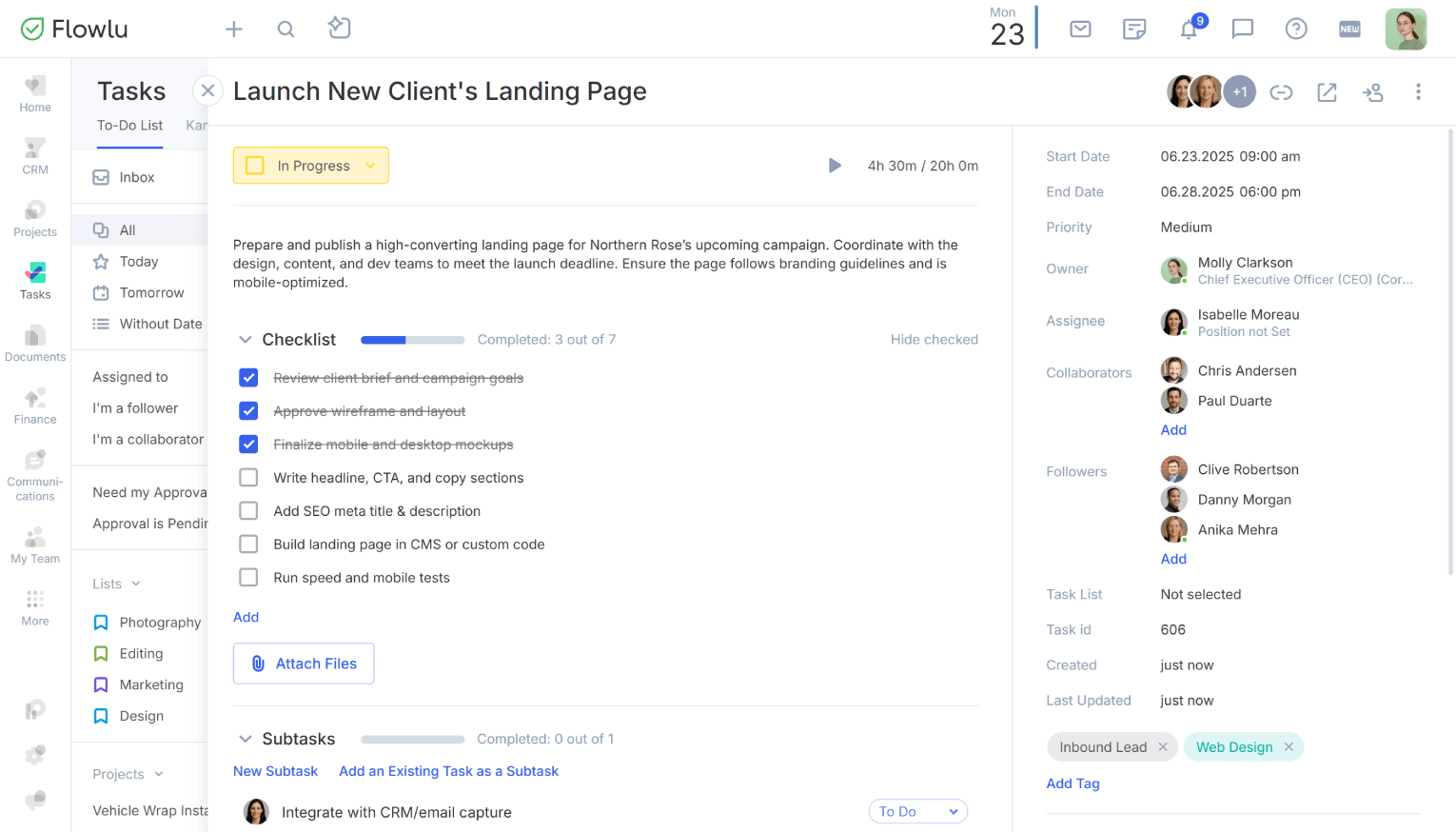 Flowlu black friday deal 2025 banner