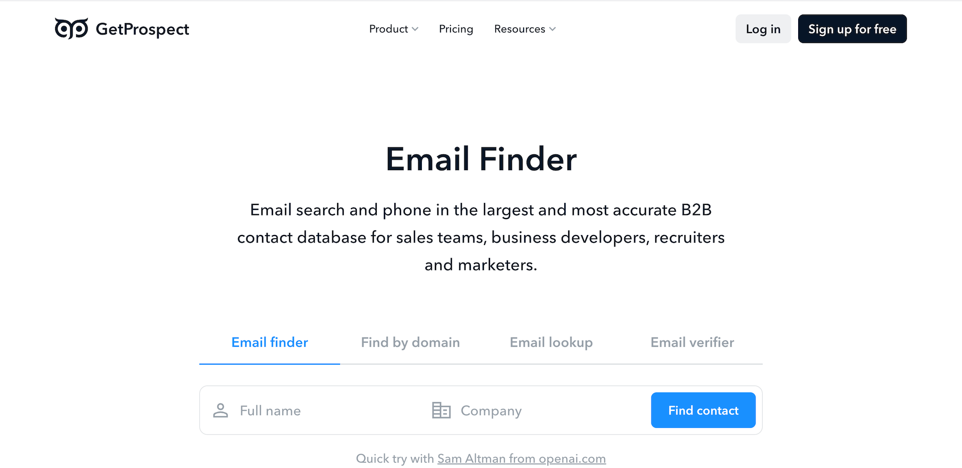 GetProspect black friday deal 2025 banner