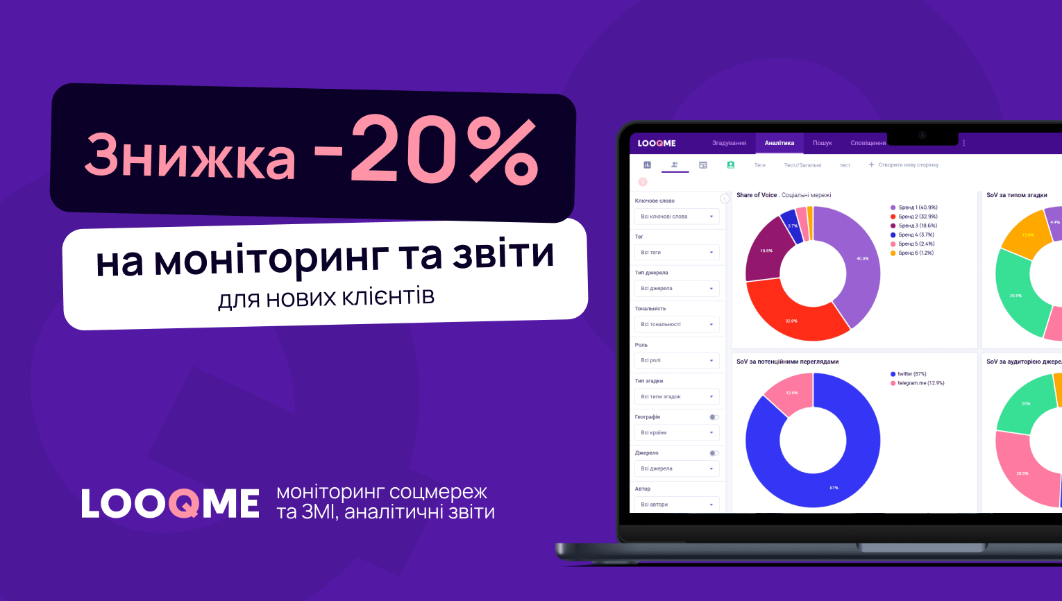 Знижка на Чорну пʼятницю 2025 від LOOQME