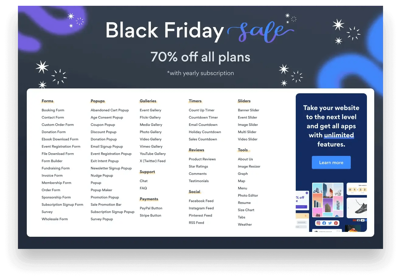 POWR Black Friday deal 2024 banner