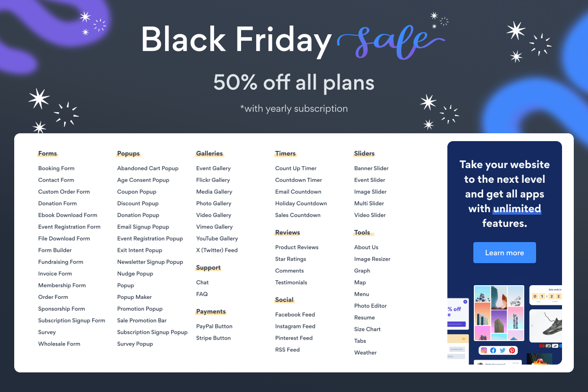 POWR black friday deal 2025 banner