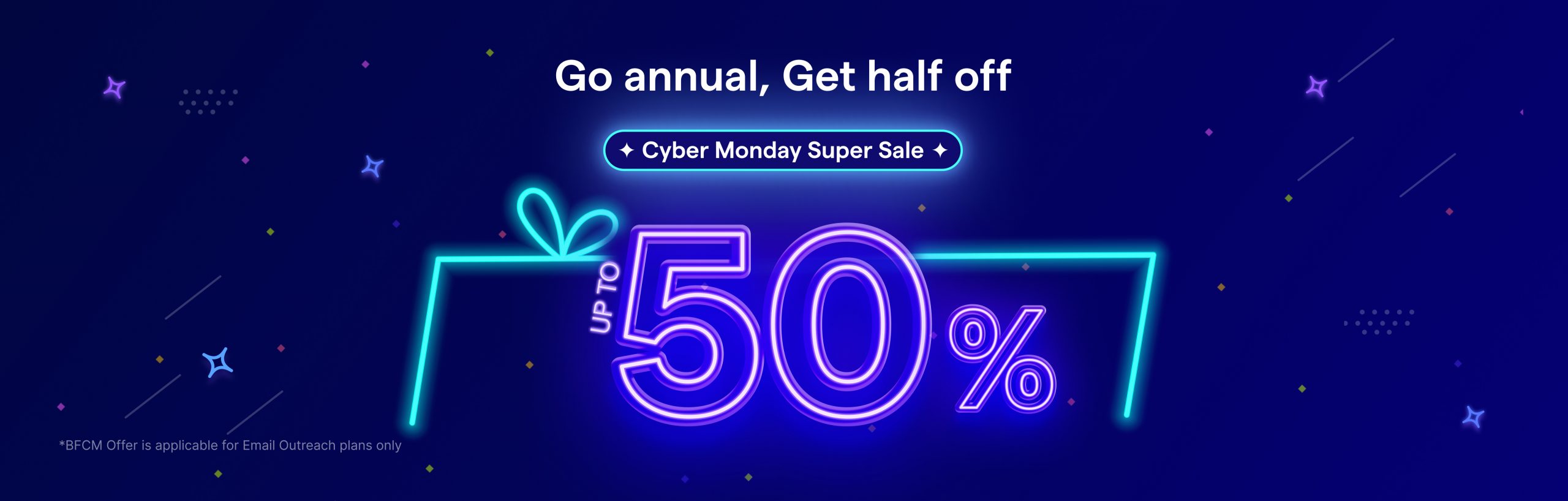 Saleshandy black friday deal 2025 banner