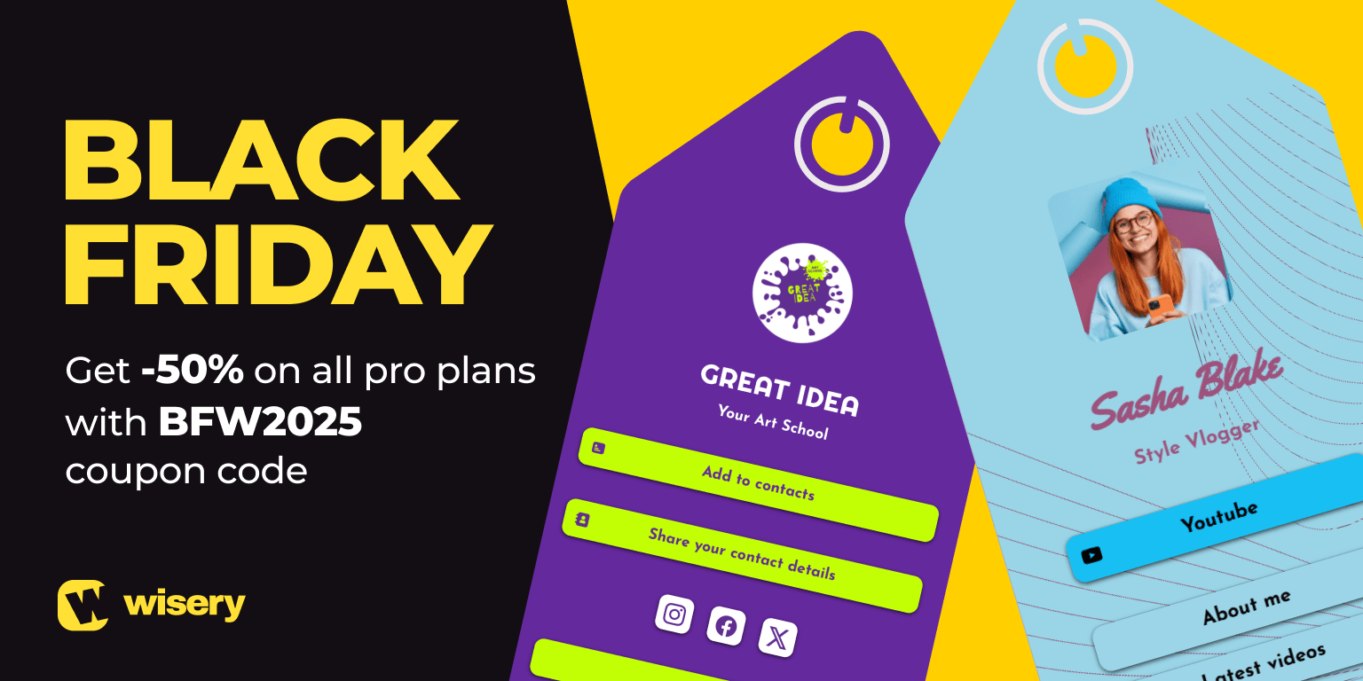 Знижка на Чорну пʼятницю 2025 від Wisery