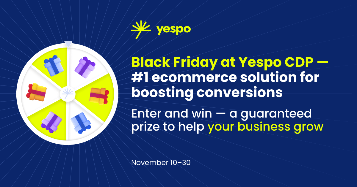 Yespo black friday 2025 promo banner
