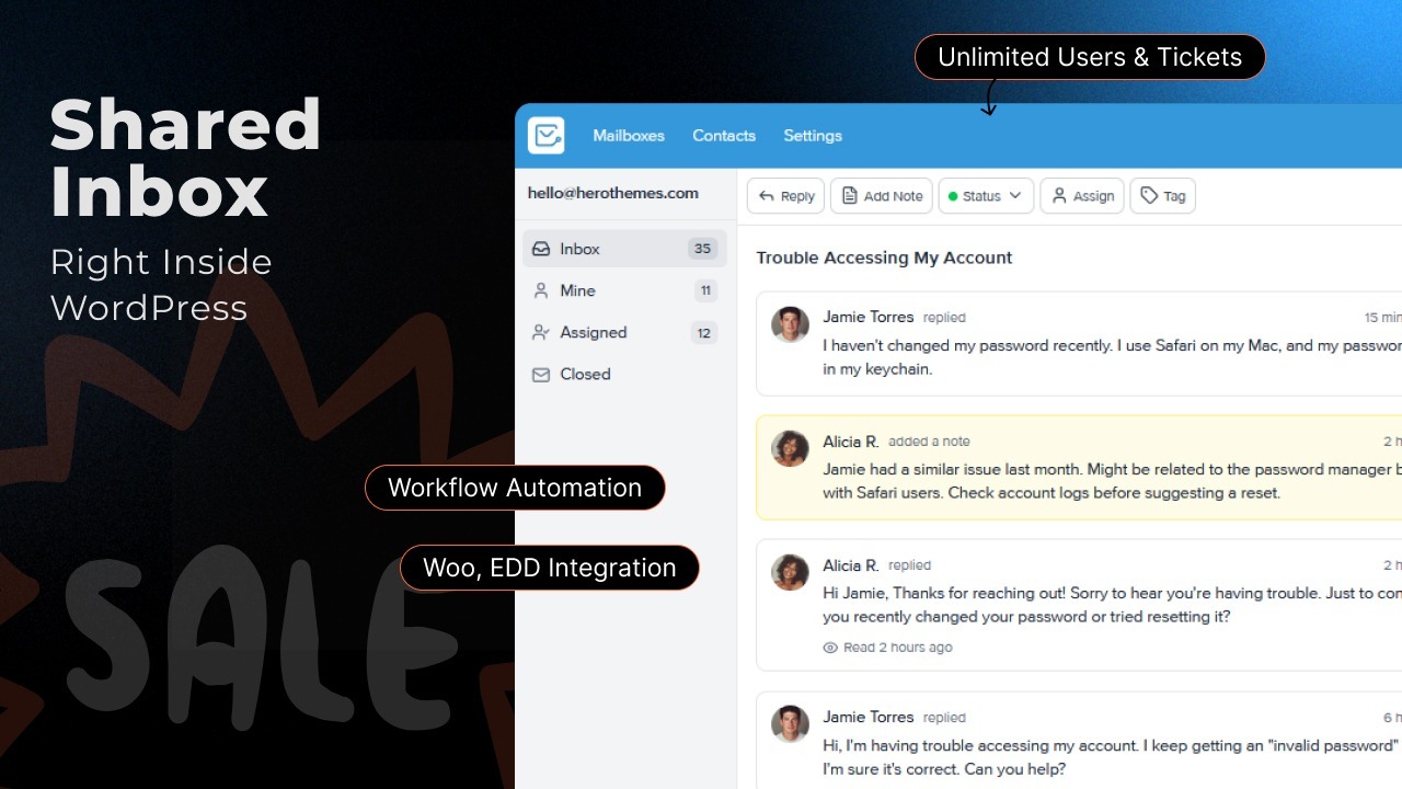 Heroic Inbox black friday 2025 banner