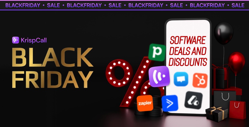 KrispCall black friday deal 2025 banner