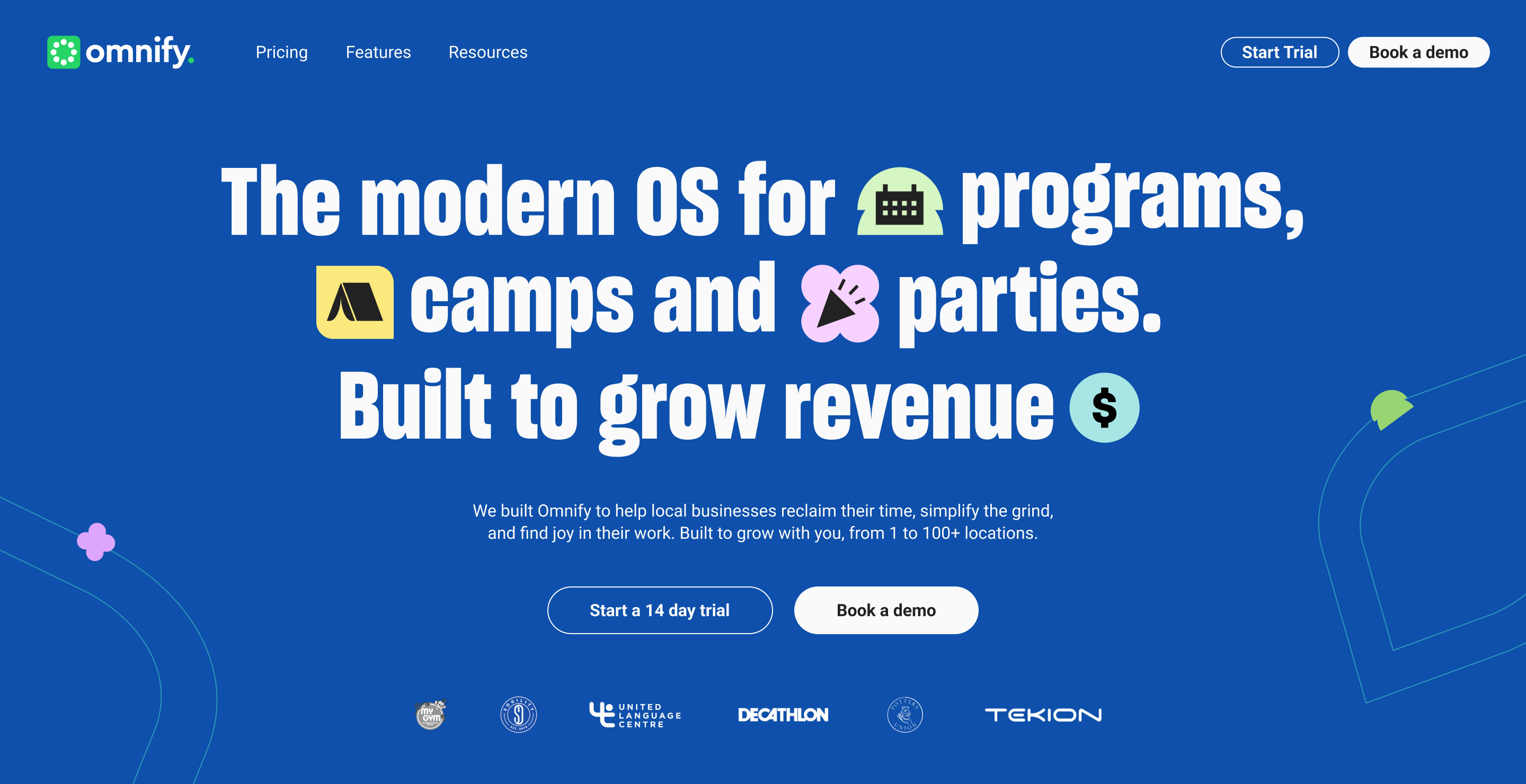 Omnify home page