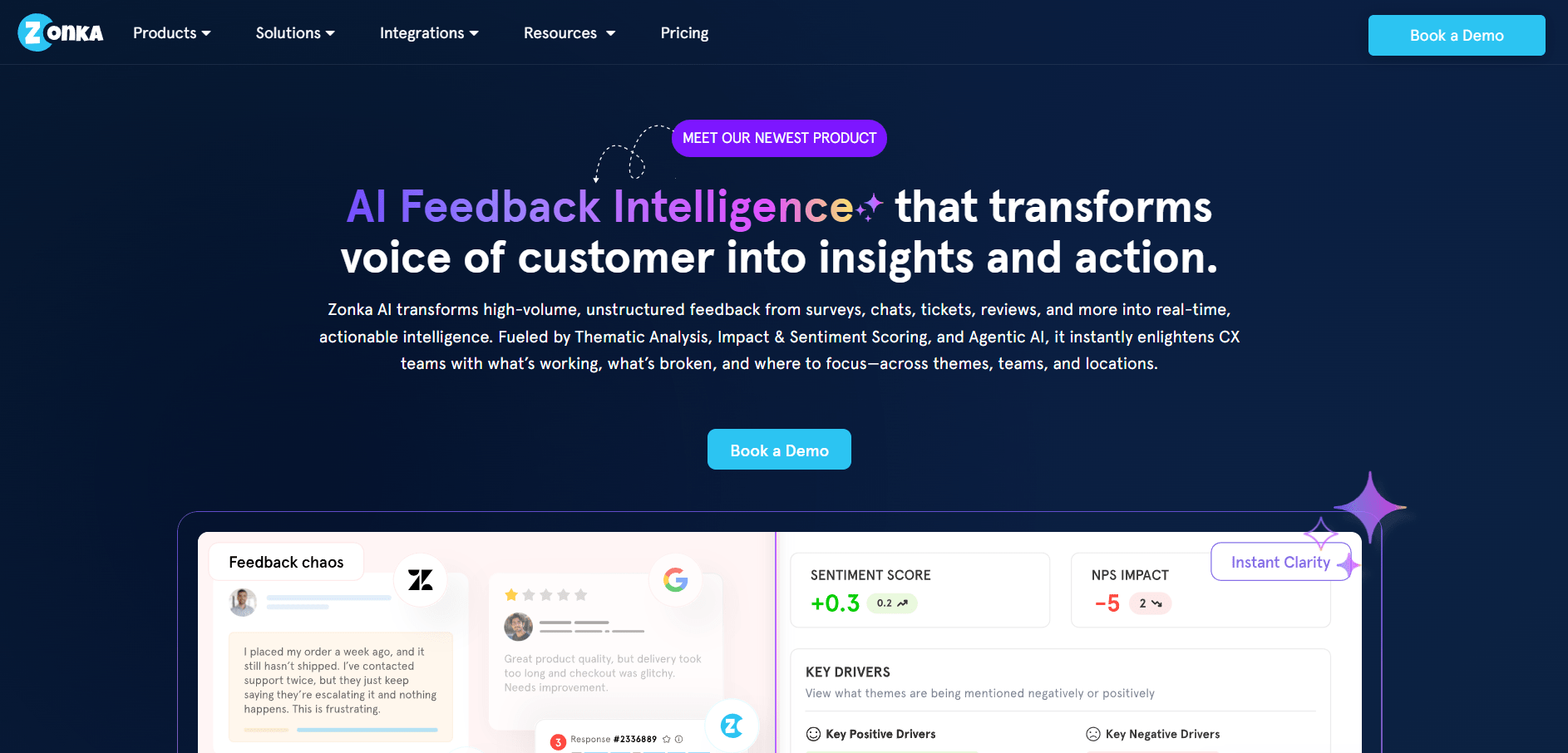 Zonka Feedback home page